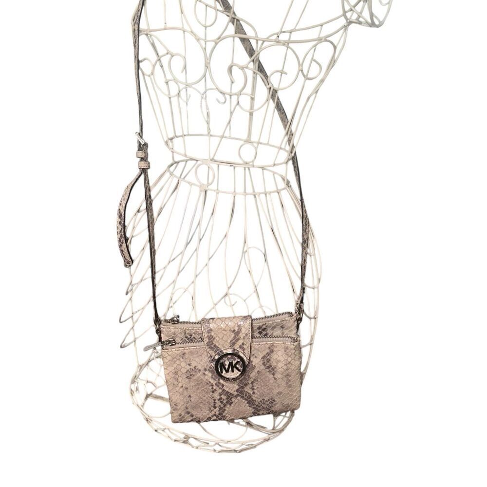 NICE Michael Kors Crossbody Bag  MK cross body bag snakeskin  GOOD CONDITION